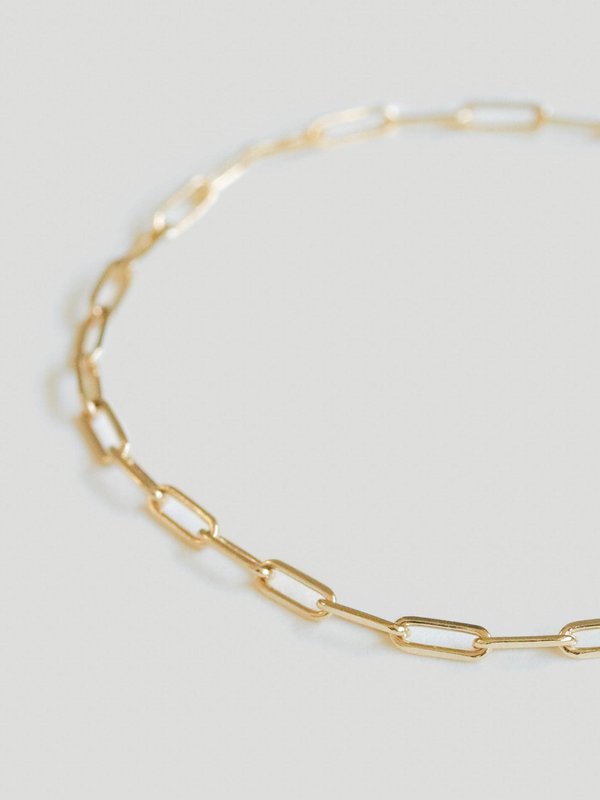 Larga Link Bracelet in Champagne Gold