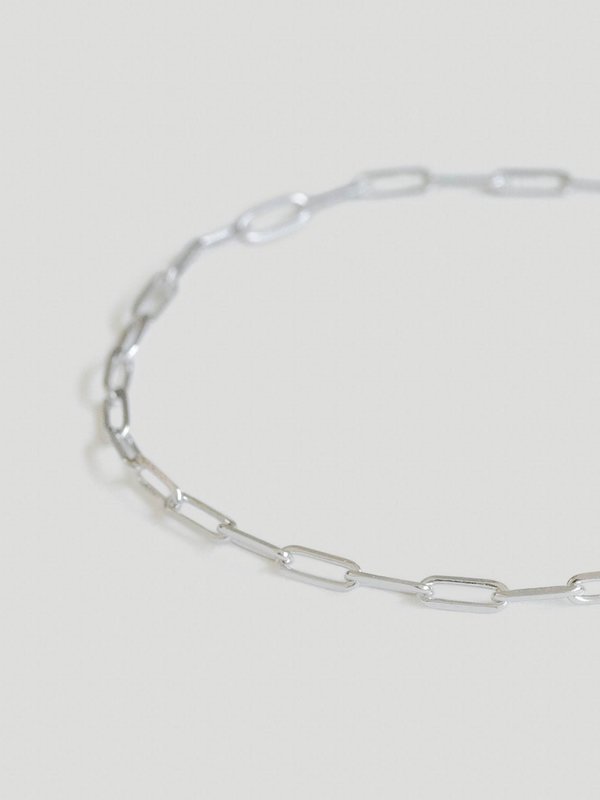 Larga Link Bracelet in Silver