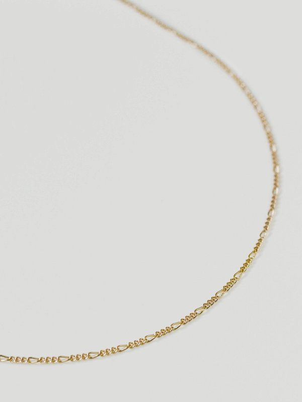 Figaro Necklace in Champagne Gold