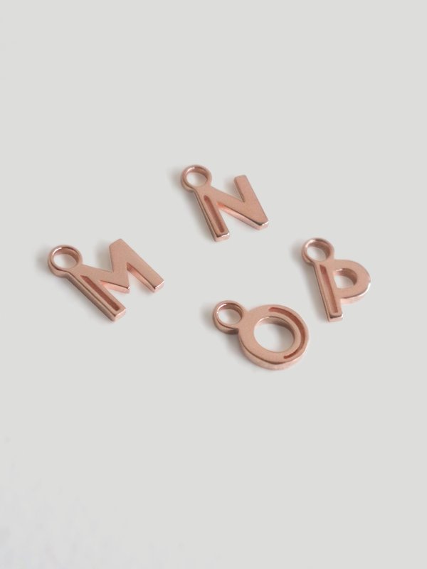 I Am Pendant - A to Z Single Pendant in Rose Gold