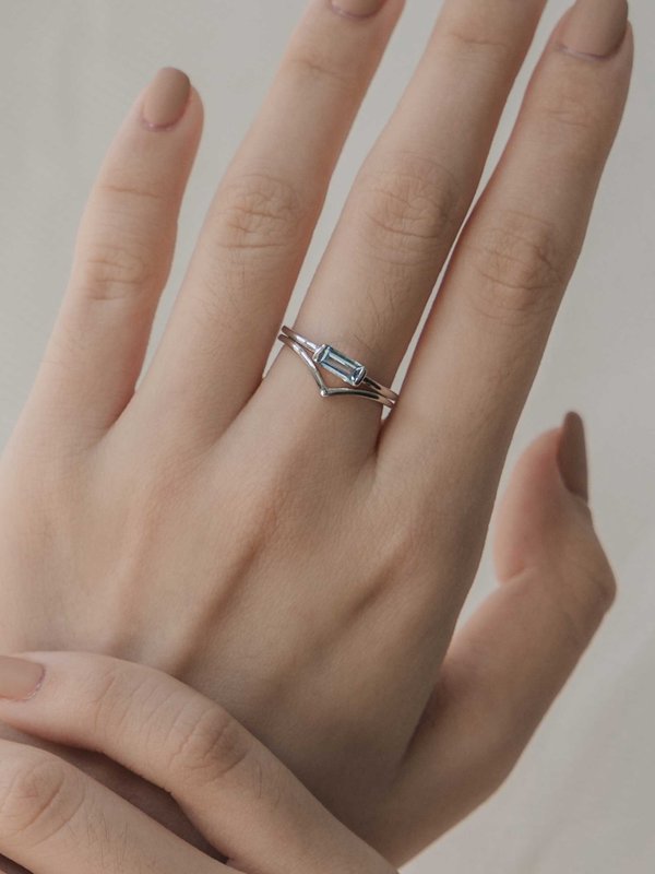 Arc Ring in Silver