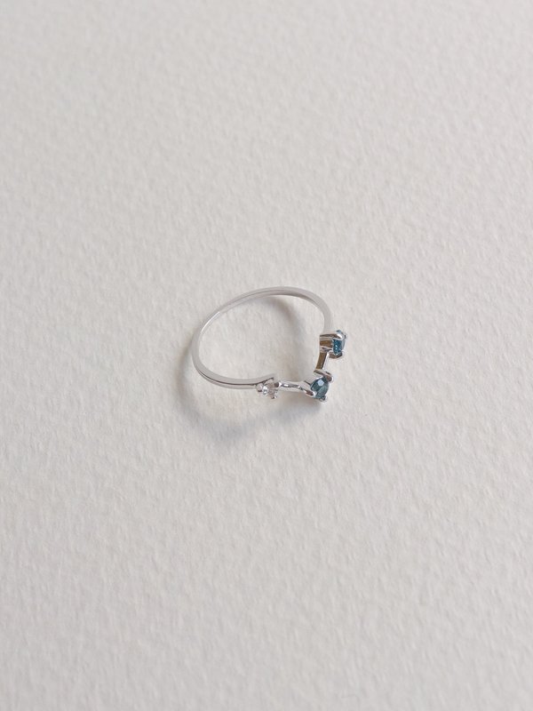 Joelle Ring - London Blue Topaz in Silver