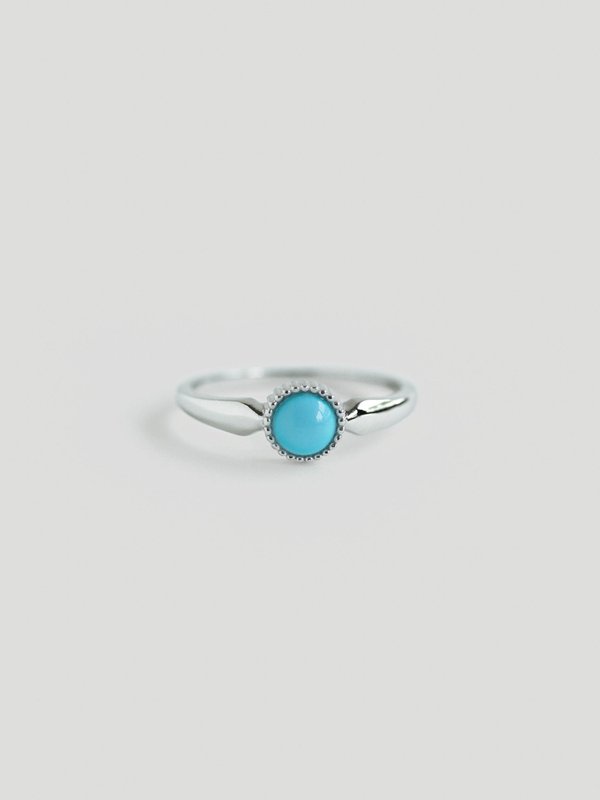 Nyssa Ring - Blue Turquoise in Silver