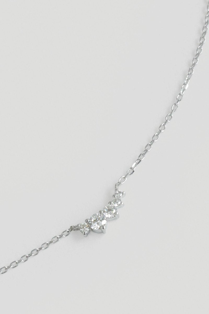 Stardust 14K White Gold Necklace with Diamonds