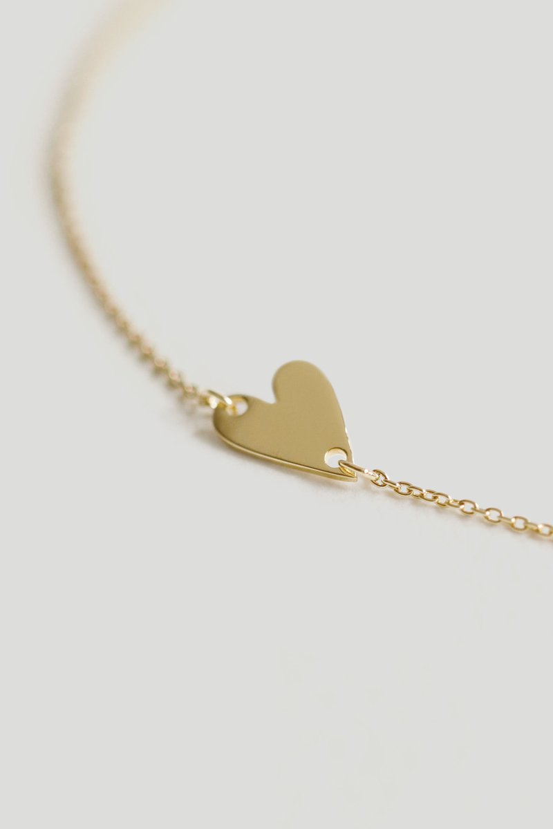 Sweet Heart Gold Bracelet