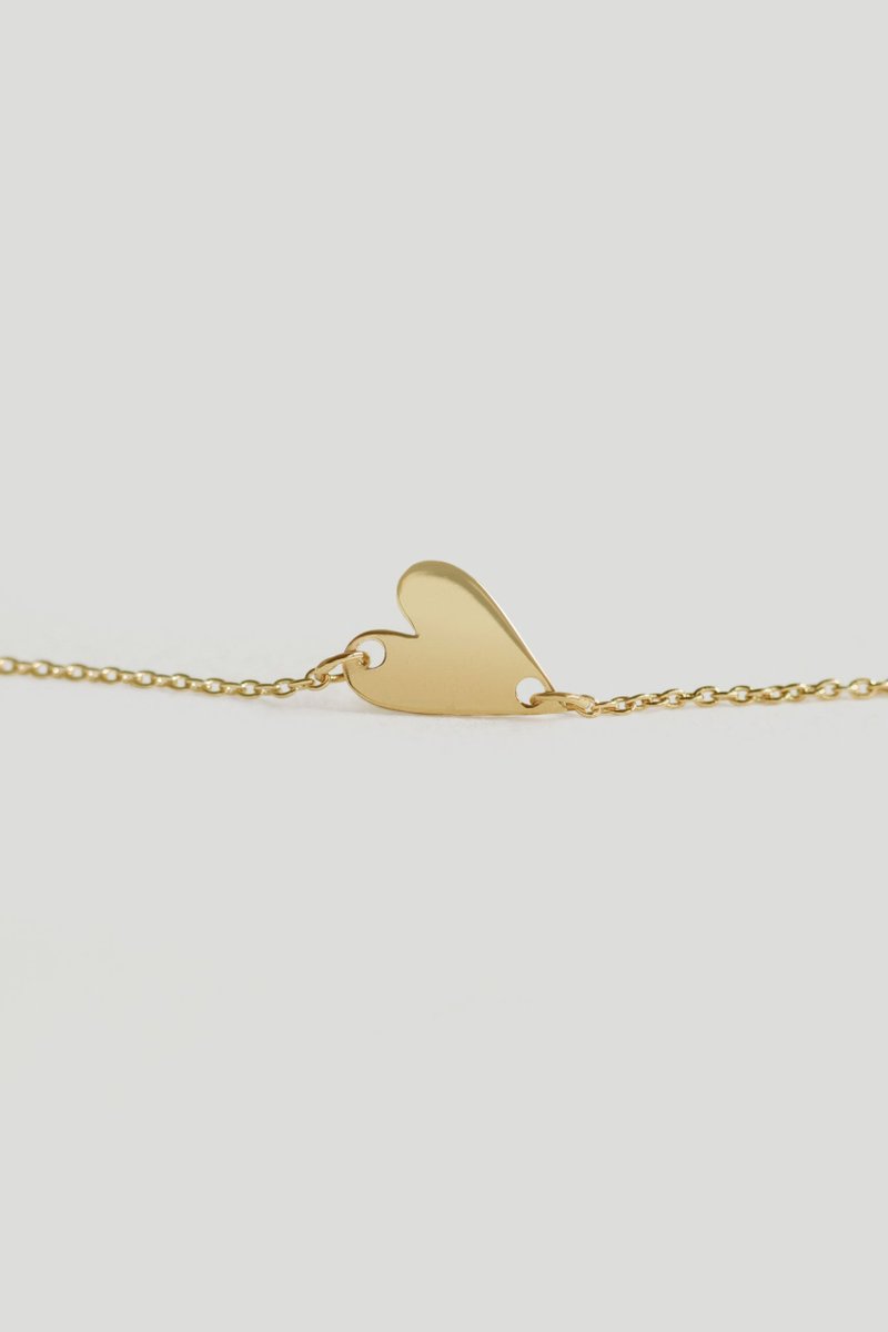 Sweet Heart Gold Bracelet