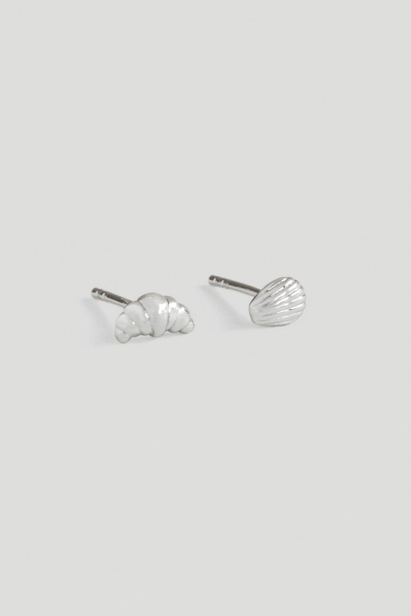 Pastry Silver Ear Studs