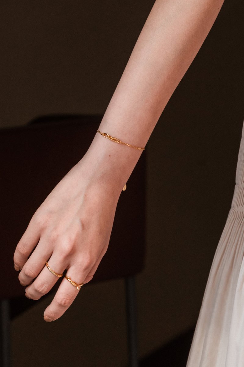 Lynk Gold Bracelet