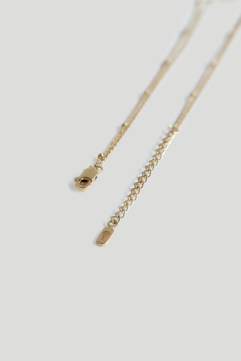 Satellite Gold Layered Necklace 