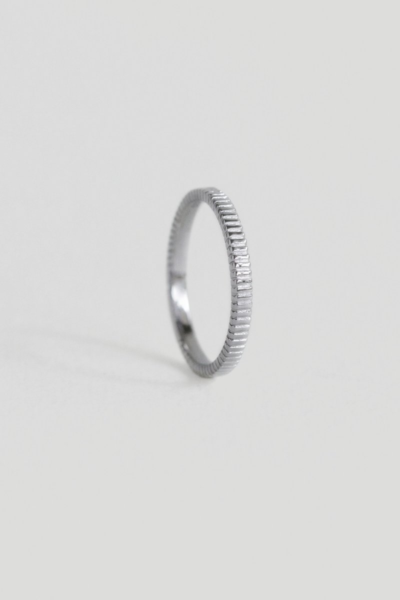 Line Silver Ring