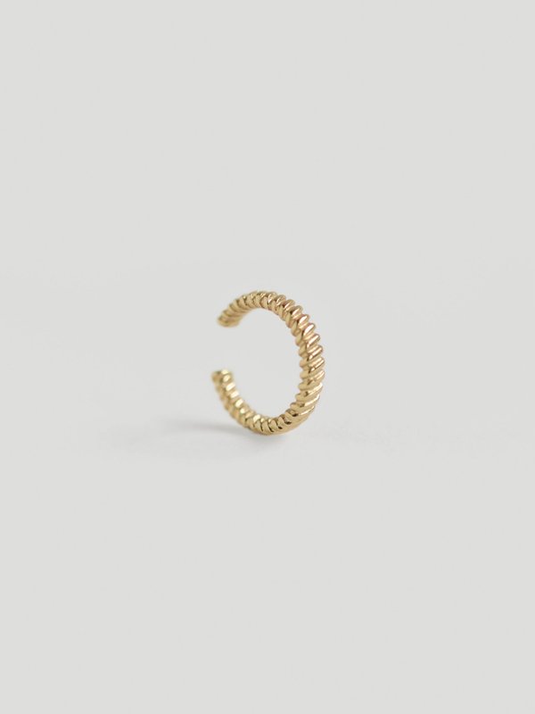 Line Ear Cuff - Champagne Gold (Single)